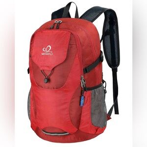 🆕 Waterfly Red Packable 30 L Backpack Bag with Durable Fabric